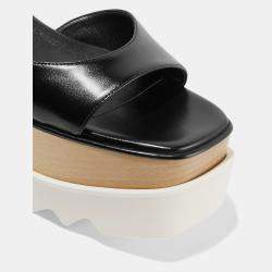 Stella McCartney Faux Leather Platform Sandals Size 38.5