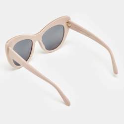Stella McCartney Beige/Black Chain Cate Eye Sunglasses