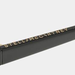 Stella McCartney Black Falabella Chain Square Sunglasses