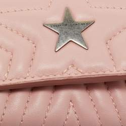Pre Owned Stella McCartney Stella Star Key Holder Pink Faux Leather