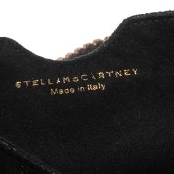 Stella McCartney Black Faux Leather Falabella iPad Case