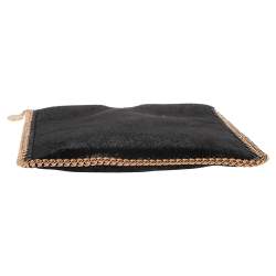 Stella McCartney Black Faux Leather Falabella iPad Case