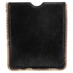 Stella McCartney Black Faux Leather Falabella iPad Case