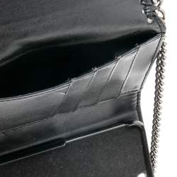 Pre Owned Stella McCartney Brown/Grey Faux Python Leather Falabella Chain Phone Case