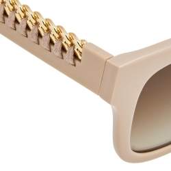 Stella McCartney Powder Pink/ Brown Gradient SC0011S Square Sunglasses