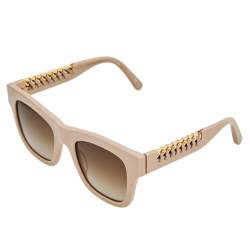 Stella McCartney Powder Pink/ Brown Gradient SC0011S Square Sunglasses