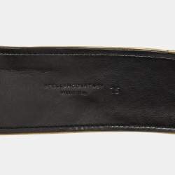 Stella McCartney Multicolor Floral Embroidered and Leather Double Wrap Belt 75CM