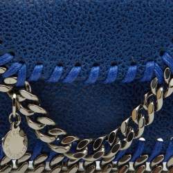 Pre Owned Stella McCartney Falabella Purple Leather & Gunmetal Chain Key Chain