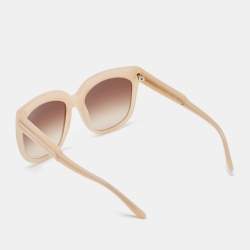 Stella McCartney Beige Gradient SM4052 Oversized Sunglasses