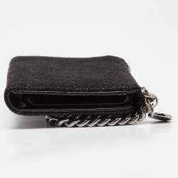 Stella McCartney Black Faux Leather Falabella iPhone 6 Case 