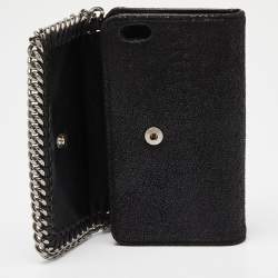 Stella McCartney Black Faux Leather Falabella iPhone 6 Case 