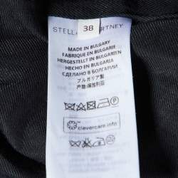 Pre Owned Stella McCartney Black Wool Single Breasted Blazer S