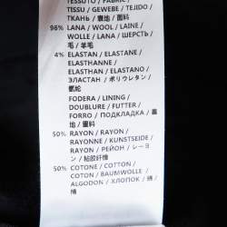 Pre Owned Stella McCartney Black Wool Single Breasted Blazer S