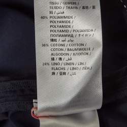 Pre Owned Stella McCartney Navy Blue Cotton Blend Zip-Front Jacket M