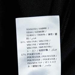 مملوكة مسبقًا Stella McCartney Black Jersey Draped Top L