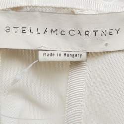 Pre Owned Stella McCartney White Broderie Cotton Tube Mini Dress M