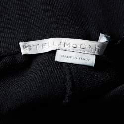 Pre Owned Stella McCartney Black Jersey Wide Leg Trousers L
