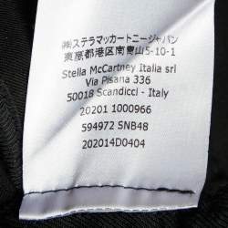 Pre Owned Stella Mccartney Black Wool Loose Fit Trousers M