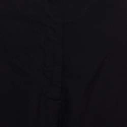 Pre Owned Stella Mccartney Black Wool Loose Fit Trousers M