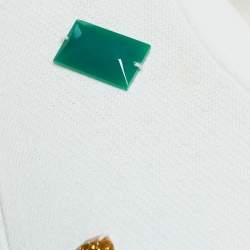 Pre Owned Stella McCartney White Natural Stones Detail Cotton Sweatshirt M