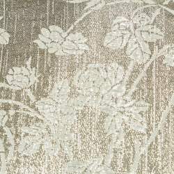 Pre Owned Stella McCartney Cream/Gold Brocade Full Sleeves Jumper Top M