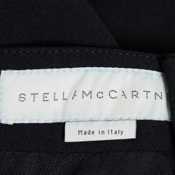 Pre Owned Stella McCartney Black Crepe Jewel Detail Mini Skirt M