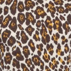 Pre Owned Stella McCartney Multicolor Printed High Neck Knit Top S