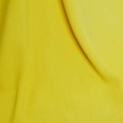 Pre Owned Stella McCartney Yellow Crepe Sleeveless Maxi Dress M