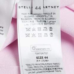 Pre Owned Stella McCartney Pink Crepe Oversized Top M