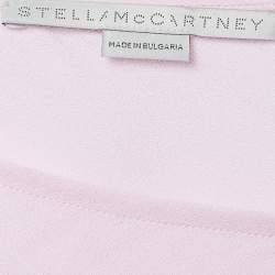 Pre Owned Stella McCartney Pink Crepe Oversized Top M