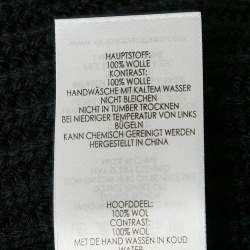 Pre Owned Victoria Victoria Beckham Multicolor Wool Color-Block Turtleneck Sweater S