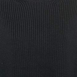Pre Owned Victoria Victoria Beckham Multicolor Wool Color-Block Turtleneck Sweater S