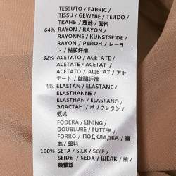 Pre Owned Stella McCartney White Chiffon Sleeveless Jumpsuit S