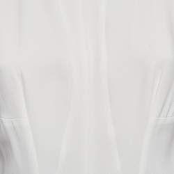 Pre Owned Stella McCartney White Chiffon Sleeveless Jumpsuit S