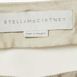 Stella McCartney Beige Printed Silk Top S