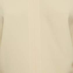 Stella McCartney Cream Crepe Dolman Sleeve Top M