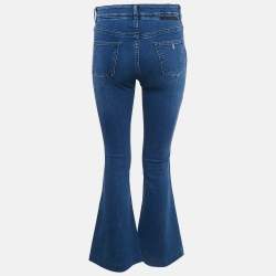 Pre Owned Stella McCartney Blue Denim Flared Jeans M Waist 28"