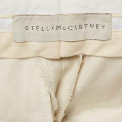 Stella McCartney Off-White Gabardine Tailored Trousers M