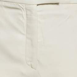Stella McCartney Off-White Gabardine Tailored Trousers M