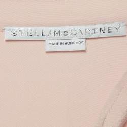 Pre Owned Stella McCartney Pink Silk Half Placket Blouse M
