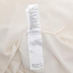 Pre Owned Stella McCartney Cream SIlk Top XS