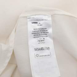 Pre Owned Stella McCartney Cream SIlk Top XS