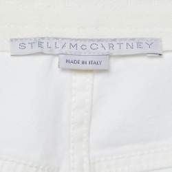 Stella McCartney White Denim & Jersey Tapered Jeans L/Waist 34"