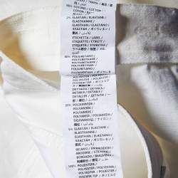 Stella McCartney White Denim & Jersey Tapered Jeans L/Waist 34"