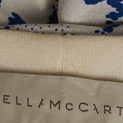Stella McCartney White Printed & Embroidered Silk Jumper M 