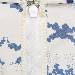 Stella McCartney White Printed Silk Layered Midi Skirt M 
