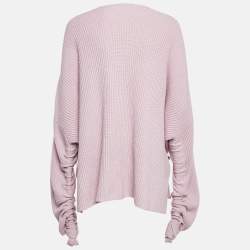 Pre Owned Stella McCartney Lilac Purple Cashmere Asymmetric Sweater S