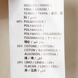 Stella McCartney Off-White Cotton Blend Flounce Knee-Length Skirt S