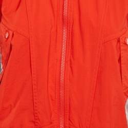 Stella McCartney X Adidas Orange Nylon Windbreaker Jacket S
