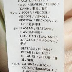 Pre Owned Stella McCartney Multicolor Floral Print Crepe Trousers S